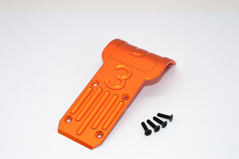 Tamiya DT-03 Aluminum Rear Bumper - 1 Set Orange