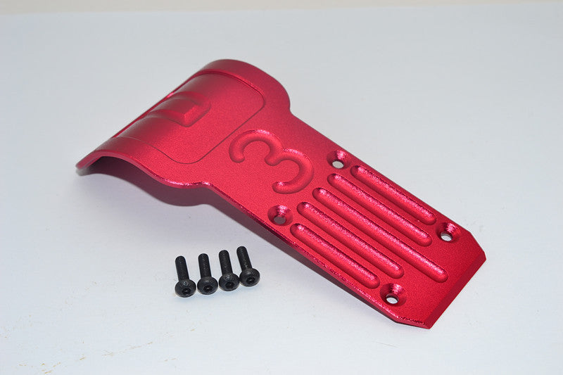 Tamiya DT-03 Aluminum Rear Bumper - 1 Set Red