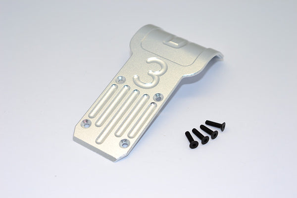 Tamiya DT-03 Aluminum Rear Bumper - 1Set Silver