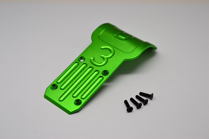 Tamiya DT-03 Aluminum Rear Bumper - 1 Set Green