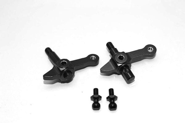 Tamiya DT-03 Aluminium Front Knuckle Arm - 1Pr Black