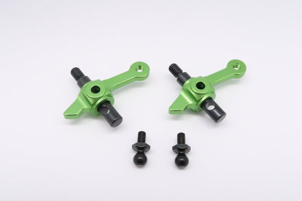 Tamiya DT-03 Aluminum Front Knuckle Arm - 1Pr Green