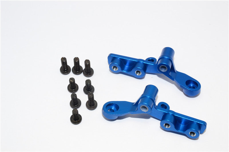 Tamiya DT-03 Aluminum Front Rocker Arm - 1Pr Set Blue