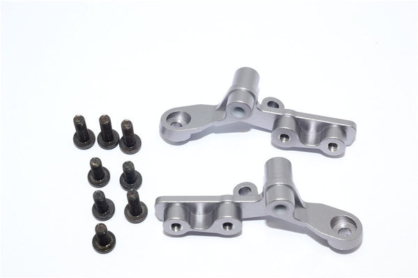 Tamiya DT-03 Aluminum Front Rocker Arm - 1Pr Set Gray Silver