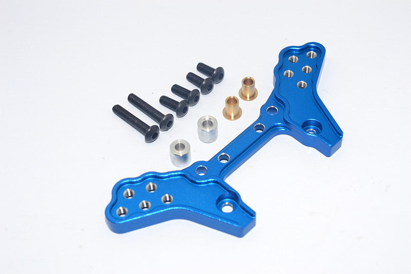 Tamiya DT-03 Aluminum Rear Shock Tower - 1Pc Blue