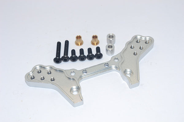 Tamiya DT-03 Aluminum Rear Shock Tower - 1Pc Silver
