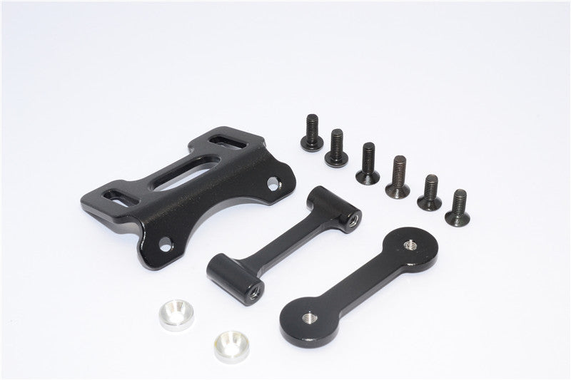 Tamiya DT-03 Aluminum Adjustable Wing Mount - 1 Set Black