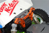 Tamiya DT-03 Aluminum Adjustable Wing Mount - 1 Set Orange
