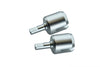Tamiya DT-03 Aluminum Differential Joint - 1Pr Silver