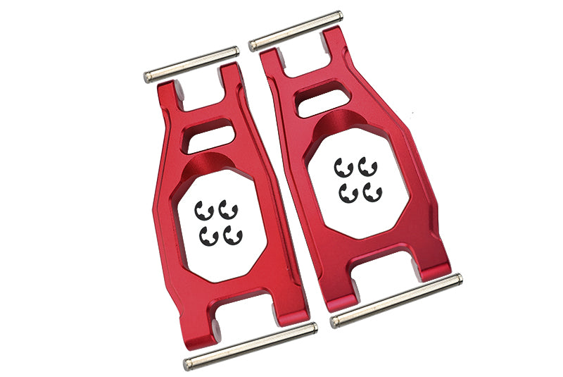 Aluminium Front Upper Arm For 1/10 Tamiya R/C DT-03 - 1Pr Red