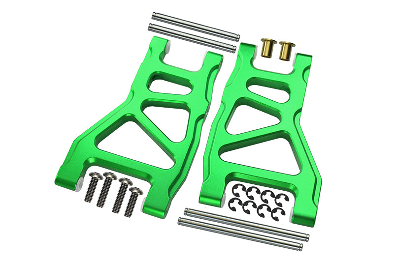 Tamiya DT-03 Aluminum Rear Lower Suspension Arm - 1Pr Green