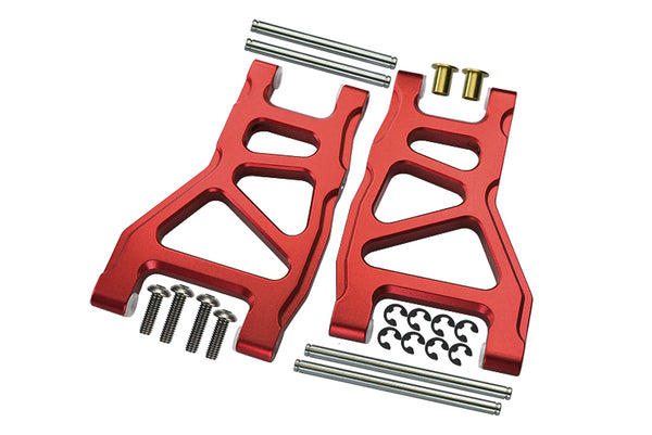 Tamiya DT-03 Aluminum Rear Lower Suspension Arm - 1Pr Red