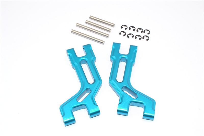 Tamiya DT-03 Aluminum Rear Upper Arm - 1Pr Sky Blue