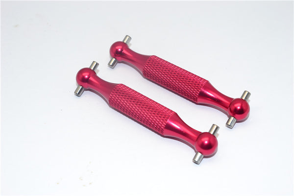 Tamiya DT-03 Aluminum Dog Bone (58mm) - 1Pr Red