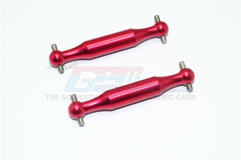 Tamiya DT-03 Aluminum Rear Dogbone (Polished) - 2Pcs Set Red