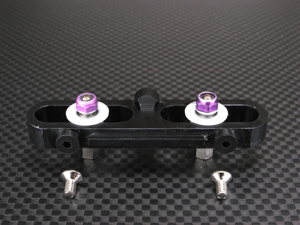Team Associated TC3 Delrin Bearing Steering Rack With Bearing Set - 1 Set Purple