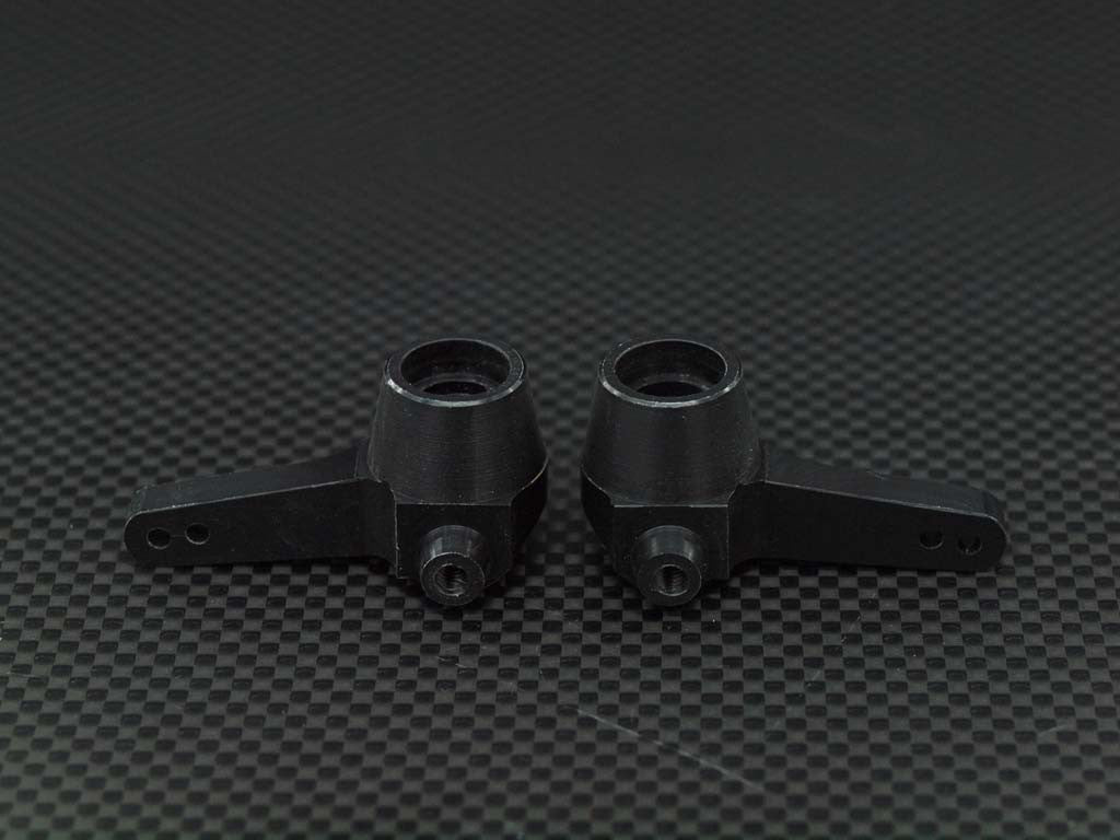 Tamiya TL01 Delrin Front Knuckle Arm Set - 1Pr Black