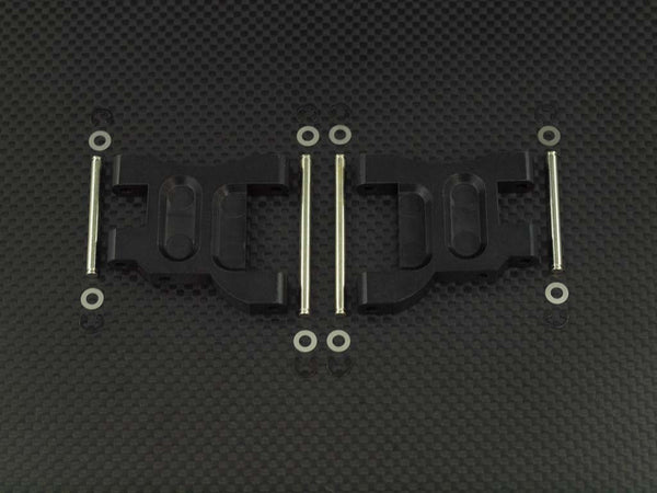 Tamiya TL01 Delrin Rear Arm With Pins Set - 1Pr Black