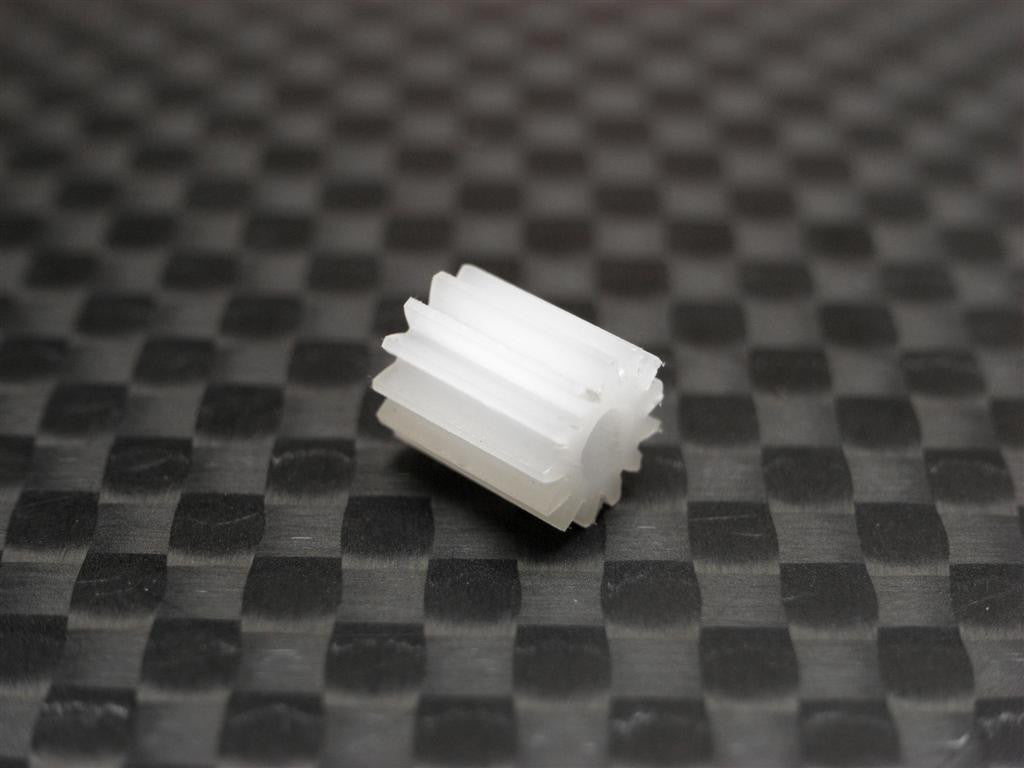Team Losi Micro T Delrin Motor Gear (13T) - 1Pc White
