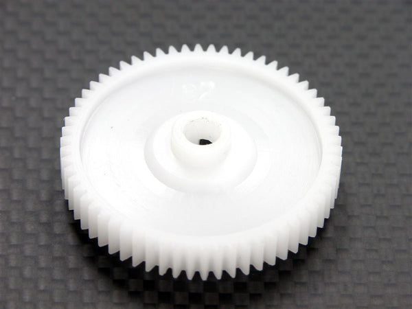 Tamiya TT-01, TT01D & DF-02 Delrin Spur Gear 42 Pitch 62T - 1Pc White
