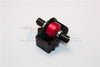Team Magic E6 III HX Aluminum Front Or Rear Differential Case - 1Pc Set Red
