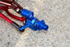 Team Magic E6 III HX Aluminum Front / Rear Knuckle Arm With Delrin Collars - 1Pr Set Blue