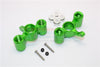 Team Magic E6 III HX Aluminum Front / Rear Knuckle Arm With Delrin Collars - 1Pr Set Green
