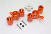 Team Magic E6 III HX Aluminum Front / Rear Knuckle Arm With Delrin Collars - 1Pr Set Orange