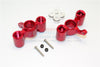 Team Magic E6 III HX Aluminum Front / Rear Knuckle Arm With Delrin Collars - 1Pr Set Red