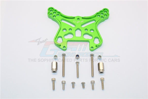 Team Magic E6 III HX (TM505005) Aluminum Front Or Rear Adjustable Damper Mount - 1Pc Green