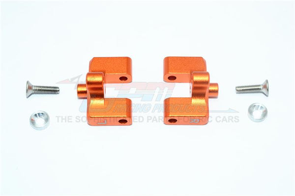 Team Magic E6 III HX Aluminum Rear Wing Mount - 1Pr Set Orange