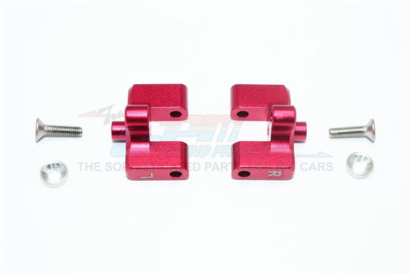 Team Magic E6 III HX Aluminum Rear Wing Mount - 1Pr Set Red