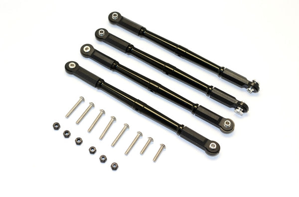 Team Magic E6 III HX Aluminum Front+Rear Steering Tie Rod¡V4Pcs Set Black