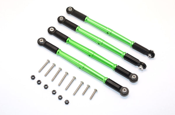 Team Magic E6 III HX Aluminum Front+Rear Steering Tie Rod¡V4Pcs Set Green