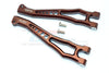 Team Magic E6 III HX Aluminum Front Or Rear Upper Suspensison Arms - 1Pr Set Brown