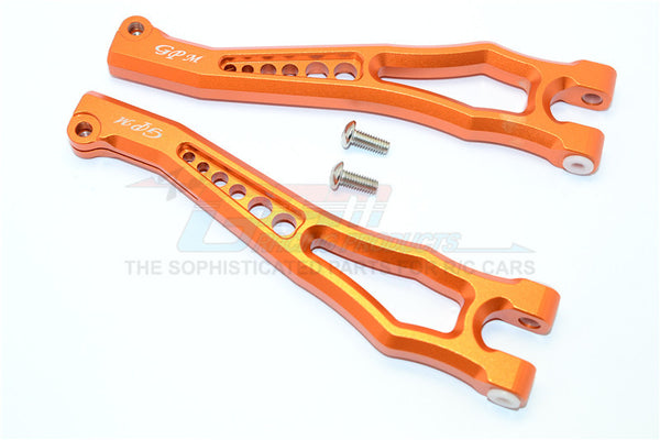 Team Magic E6 III HX Aluminum Front Or Rear Upper Suspensison Arms - 1Pr Set Orange