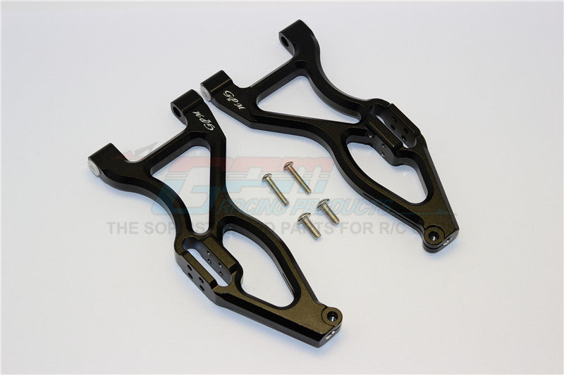 Team Magic E6 III HX Aluminum Front Or Rear Lower Suspensison Arms - 1Pr Set Black