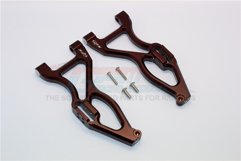 Team Magic E6 III HX Aluminum Front Or Rear Lower Suspensison Arms - 1Pr Set Brown