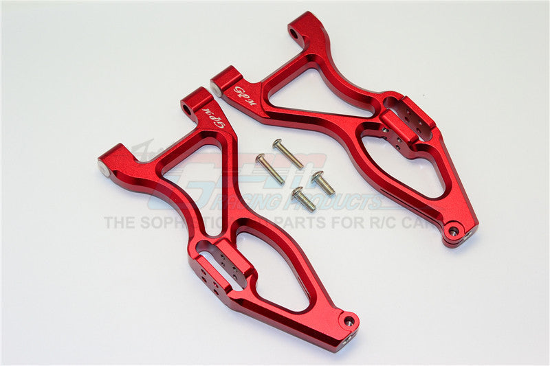 Team Magic E6 III HX Aluminum Front Or Rear Lower Suspensison Arms - 1Pr Set Red