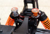 Team Magic E6 III HX Aluminum Front & Rear Magnetic Body Mount - 1 Set Black