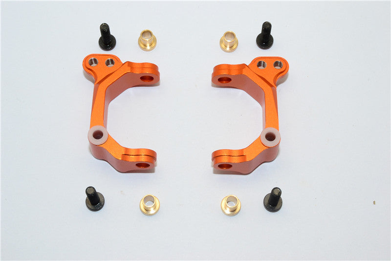 HPI E-Firestorm Flux Aluminum Front C Hub - 1Pr Set Orange