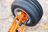 HPI E-Firestorm Flux Aluminum Front C Hub - 1Pr Set Orange