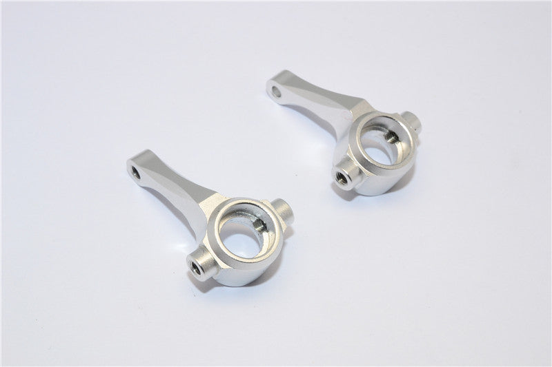 HPI E-Firestorm Flux Aluminum Front Knuckle Arm - 1Pr Silver