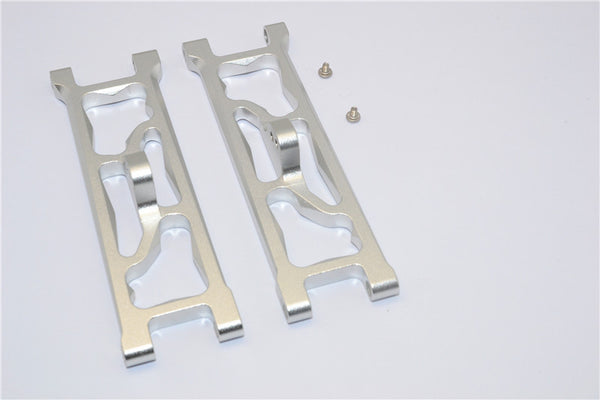 HPI E-Firestorm Flux Aluminum Front Suspension Arm - 1Pr Silver