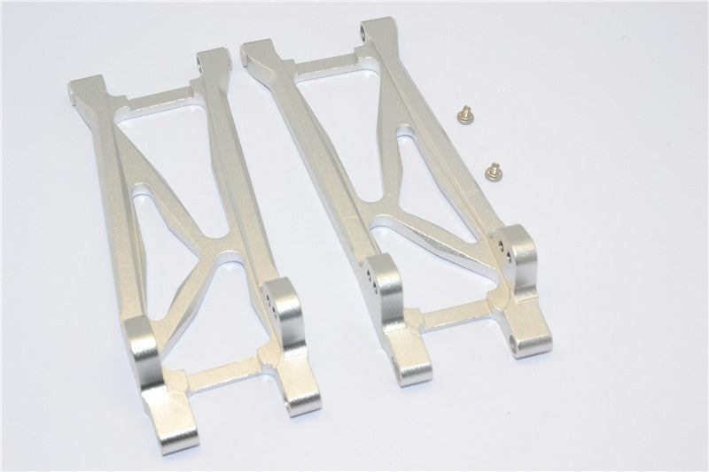 HPI E-Firestorm Flux Aluminum Rear Suspension Arm - 1Pr Silver