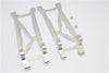 HPI E-Firestorm Flux Aluminum Rear Suspension Arm - 1Pr Silver