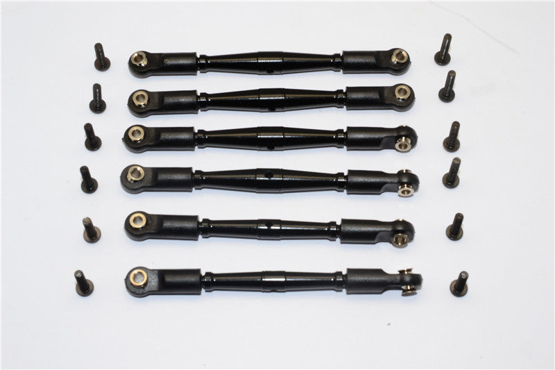 HPI E-Firestorm Flux Aluminum Completed Tie Rod With Plastic Ball Ends - 3Prs Black