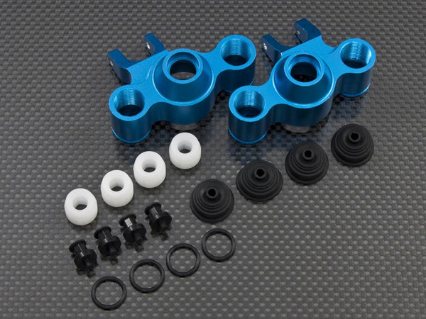 Traxxas E-Maxx 2 Aluminum Front/Rear Knuckle Arm - 1Pr Set Blue