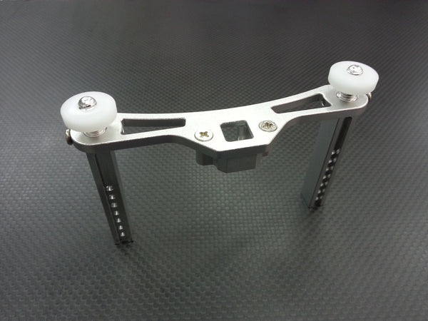 Traxxas E-Maxx 2 Aluminum Rear Body Posts With Mount - 1 Set Silver