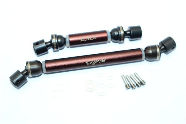 Traxxas E-Maxx 2 Steel + Aluminum Front / Rear Main Shafts - 1 Set Brown